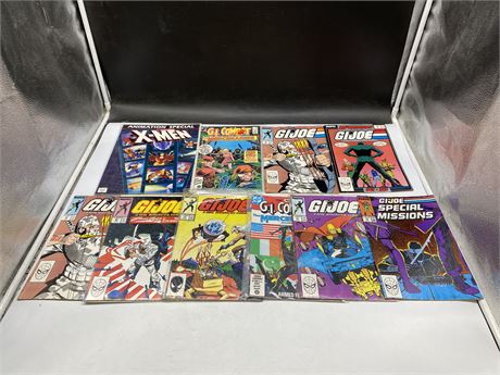 9 GI JOE COMICS & X-MEN THE ANIMATION SPECIAL PAPERBACK