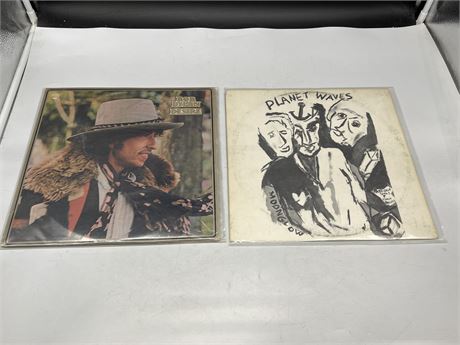 2 BOB DYLAN RECORDS - EXCELLENT