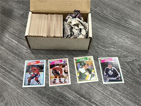 BOX OF 1988 NHL OPC CARDS