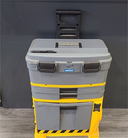 STACKABLE ROLLING TOOL BOX (27"x18")