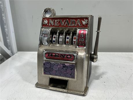 TOY NEVADA SLOT MACHINE - AS IS (12”)