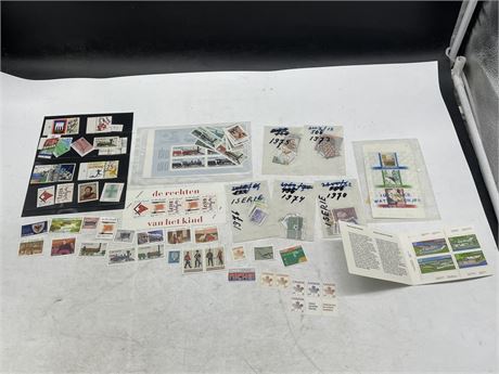 LOT OF UNUSED STAMPS