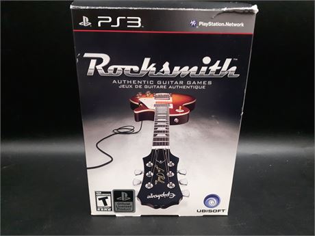 ROCKSMITH - WITH ROCKSMITH CABLE - EXCELLENT CONDITION - PS3