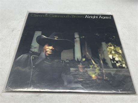 SEALED - CLARENCE GATEMOUTH BROWN - ALRIGHT AGAIN!