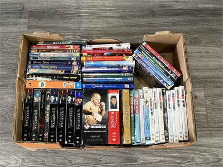 LOT OF DVDS AND BOX SETS