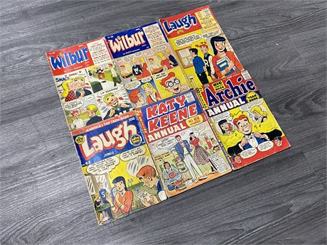 6 1950S ARCHIE MAGAZINE COMICS