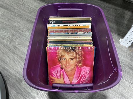 TUB OF RECORDS-CONDITION VARIES