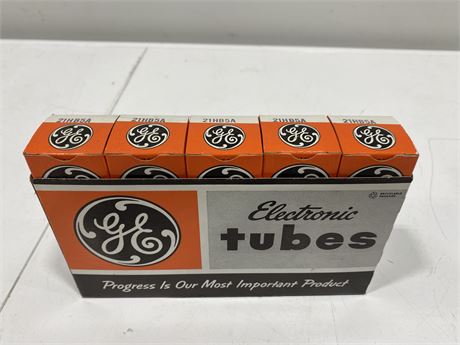 5 GENERAL ELECTRIC  21HB5A ELECTRIC TUBES (NOS)