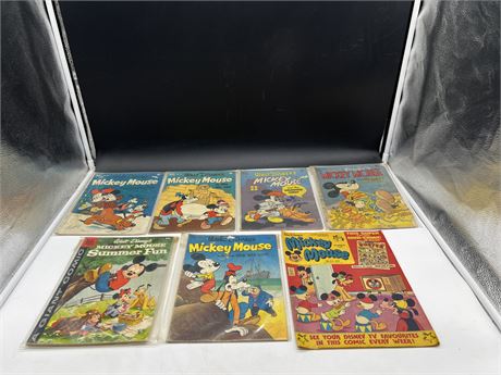 LOT OF EARLY MICKEY MOUSE DELL COMICS