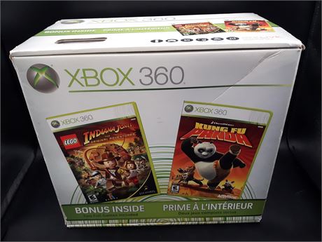 XBOX 360 IN BOX (CONSOLE & CONTROLLER NEED REPAIRS) - AS IS