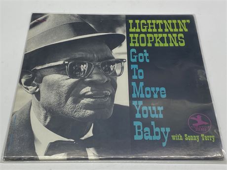 LIGHTNIN’ HOPKINS - GOT TO MOVE YOUR BABY - NEAR MINT (NM)