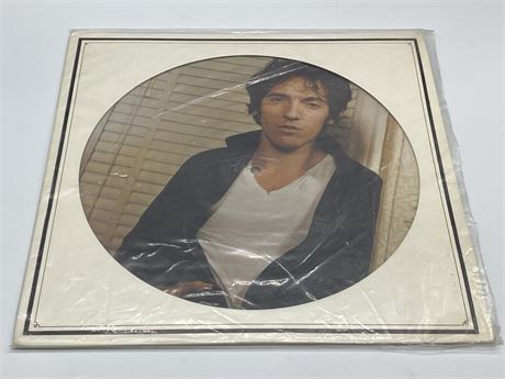 BRUCE SPRINGSTEEN - DARKNESS ON THE EDGE OF TOWN PICTURE DISC - EXCELLENT (E)