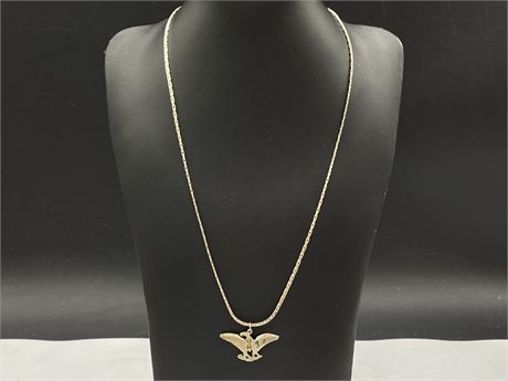 925 STERLING NECKLACE W/EAGLE PENDANT
