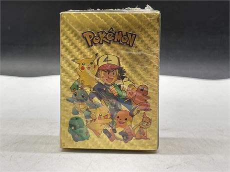 SEALED 52 GOLD FOIL POKÉMON CARDS