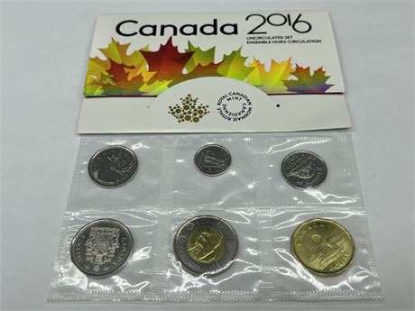 2016 RCM UNCIRCULATED COIN SET
