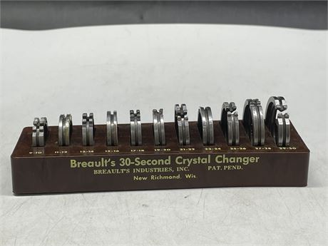 VINTAGE 1940’S BREAULT’S 30-SECOND WATCH CRYSTAL CHANGER IN BOX