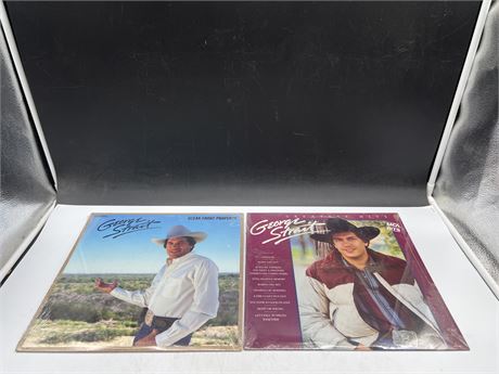 2 SEALED OLD STOCK GEORGE STRAIT RECORDS