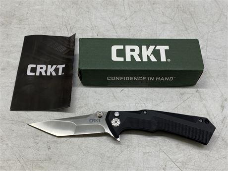 NEW CRKT POCKET KNIFE (8”)