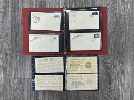 2 BINDERS OF VINTAGE FIRST DAY COVERS