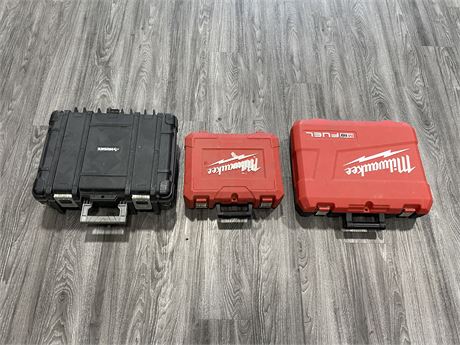 3 TOOL BOXES