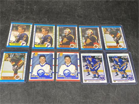 10 NHL ROOKIE CARDS