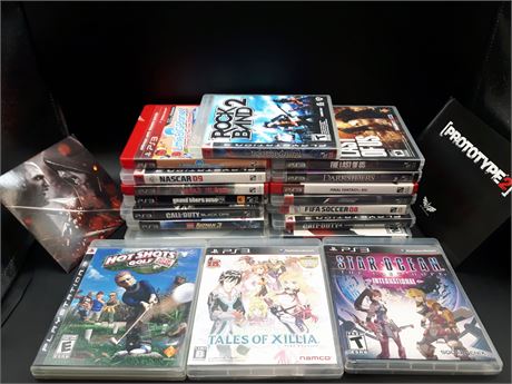 COLLECTION OF PS3 GAMES