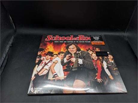 SEALED - SCHOOL OF ROCK SOUNDTRACK - LIMITED EDITION ORANGE VINYL WITH ETCHING