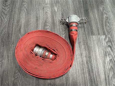 NEW 50’ RED FIRE HOSE