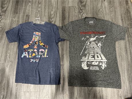 2 MISC T SHIRTS - SIZE S/M