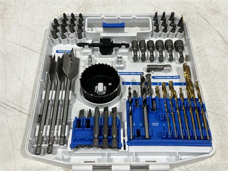 70 PCE DRILL & DRIVE SET - SOME PIECES MISSING