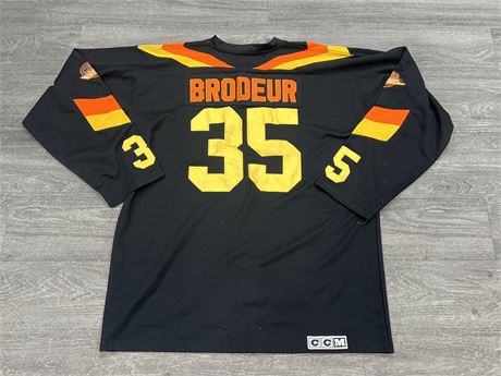 BRODEUR VANCOUVER CANUCKS JERSEY SIZE 56