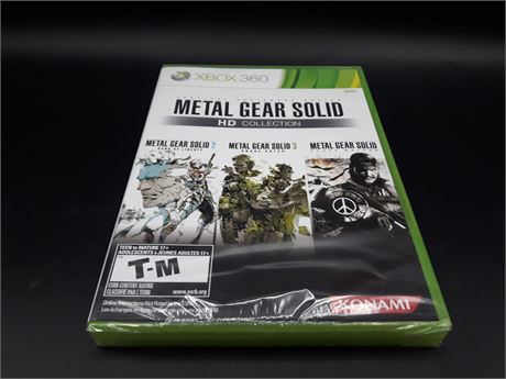 SEALED - METAL GEAR SOLID HD COLLECTION - XBOX 360