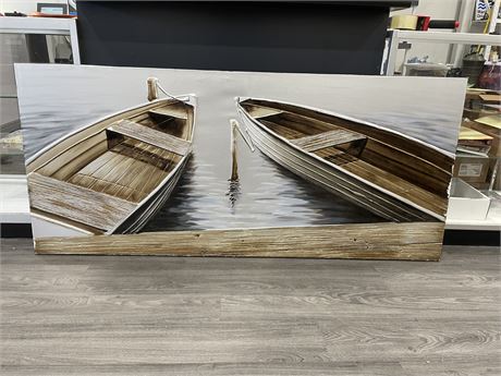 CANVAS BOAT PICTURE (72”x32”)