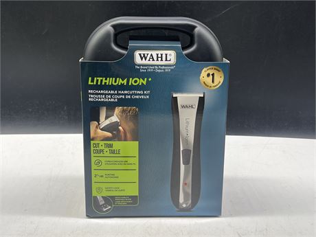 NEW WAHL LITHIUM ION RECHARGEABLE HAIR CUTTING KIT