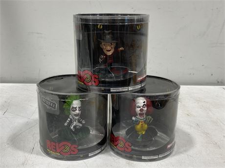 3 REVOS FIGURES - COMPLETE COLLECTION