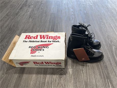 NEW RED WING SHOES LEATHER BOOTS SIZE 5 - USA MADE