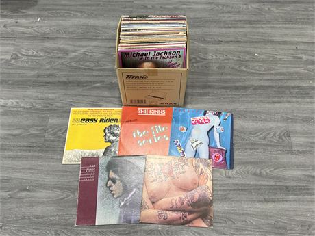 BOX OF GOOD TITLE RECORDS - CONDITION VARIES