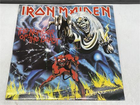 IRON MAIDEN - THE NUMBER OF THE BEAST - EXCELLENT (E)