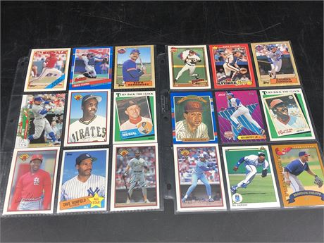 18 MISC MLB CARDS