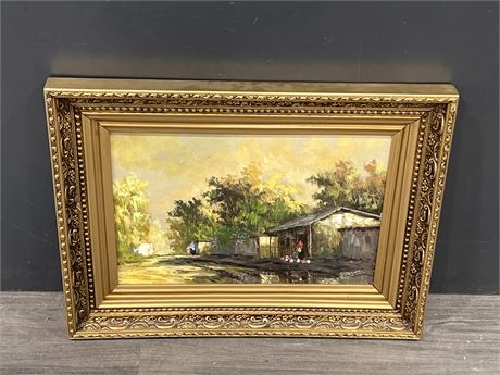 SIGNED ORIGINAL PAINTING IN FRAME - 24”x18”