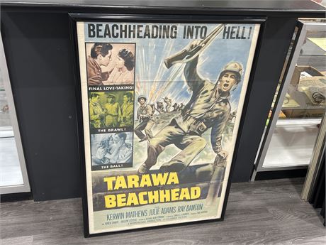 1958 TARAWA BEACHHEAD - ORIGINAL STUDIO ISSUE MOVIE POSTER