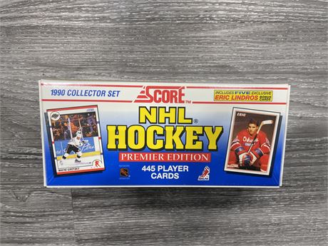 FACTORY SEALED 90’ SCORE NHL COLLECTOR SET