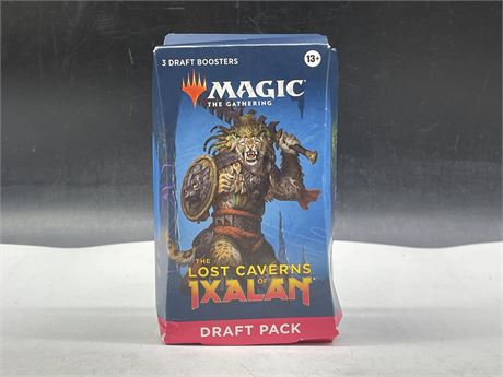 SEALED MAGIC THE GATHERING THE LOST CAVERNS OF IXALAN DRAFT PACK