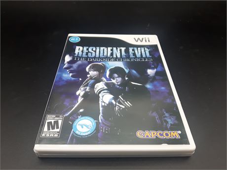 RESIDENT EVIL DARKSIDE CHRONICLES - CIB - EXCELLENT CONDITION - WII