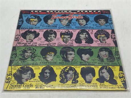 1978 BANNED COVER THE ROLLING STONES - SOME GIRLS - VG (slightly scratched)