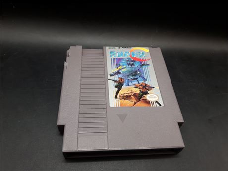 SUPER C - CARTRIDGE SHELL CRACKED - TESTED & WORKING - NES