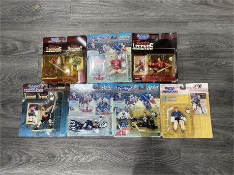 (7 SEALED) STARTING LINEUP NHL FIGURES
