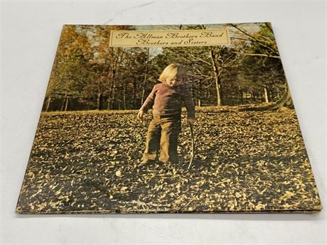 THE ALLMAN BROTHERS BAND - BROTHERS & SISTERS - VG+ EARLY PRESS GATEFOLD