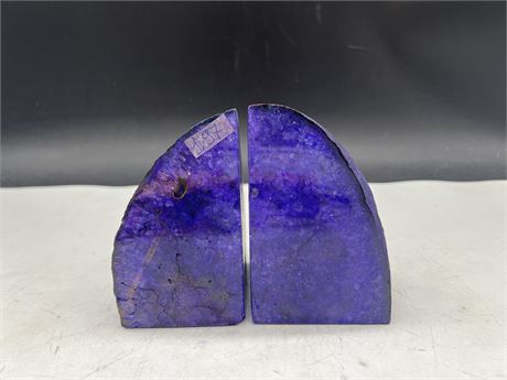 AGATE BOOK ENDS - 5”