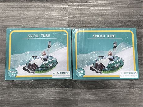 2 NEW SNOW TUBES